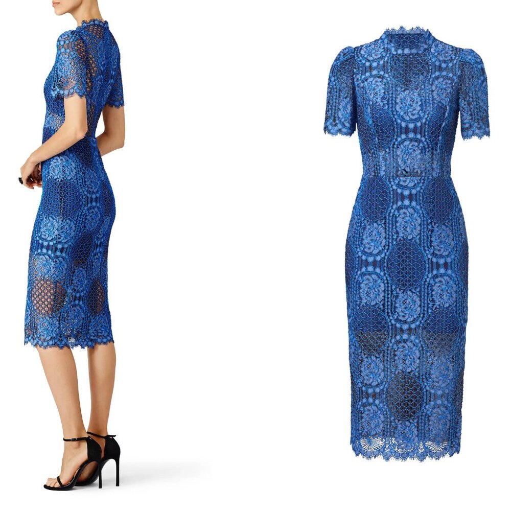 Alexis Delila Blue Sheath Dress